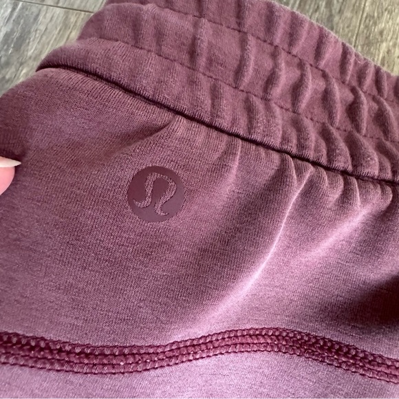 Lululemon 🍋 Brushed Softstreme Split-Hem High-Rise Pant - Red Merlot - Picture 2 of 10